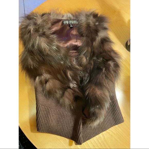 AUTHENTIC ADRIANNE LADAU Fur Vest - Picture 2 of 7